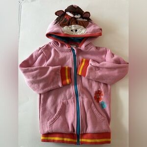 Blade & Rose Bonnie Highland Cow Hoodie, Girls 5/6 Zip Up